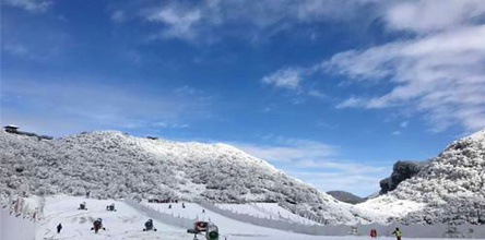 2021金佛山滑雪、金佛寺祈